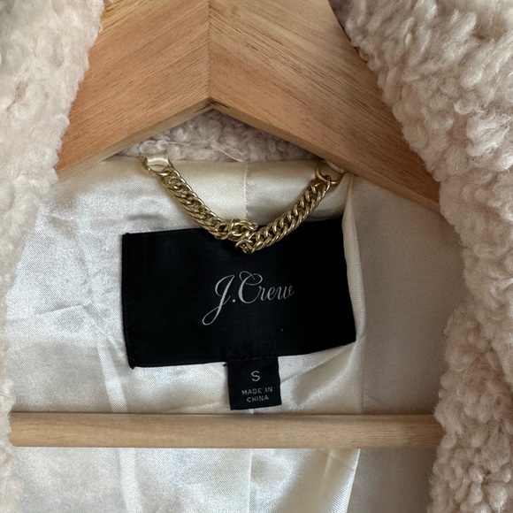 J. Crew Teddy Toggle Coat Size Small - Picture 2 of 3